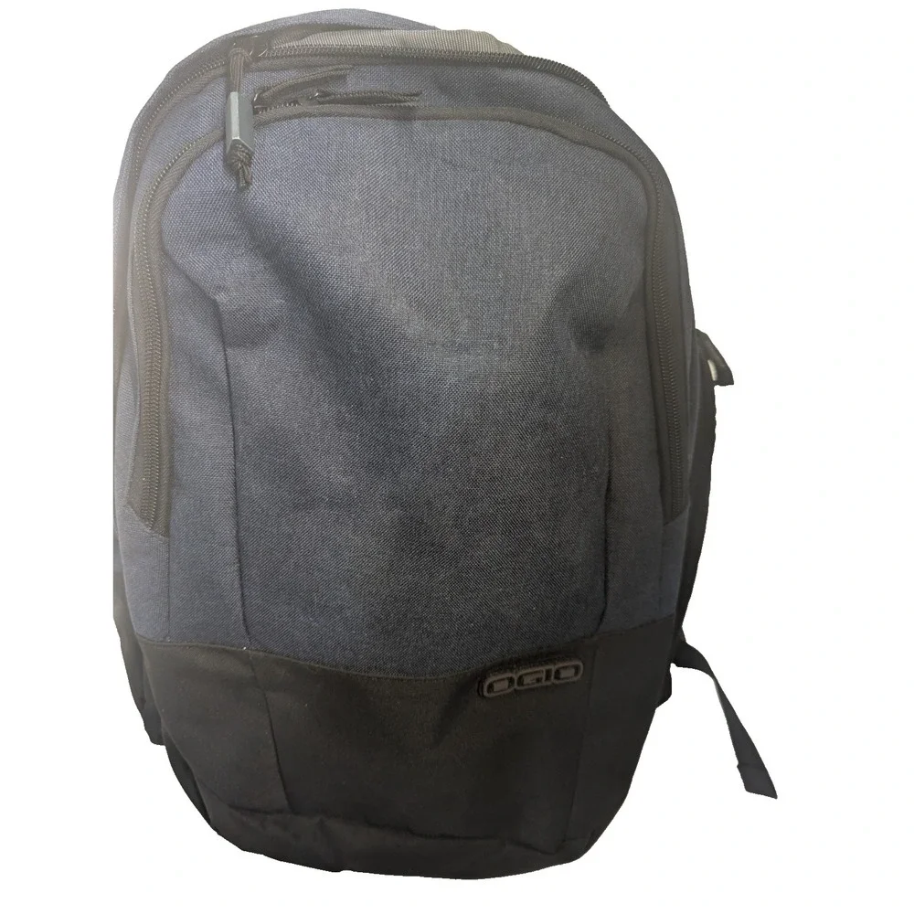 OGIO backpack Commuter XL Gray Ergonomic Padded embroidered multi pockets